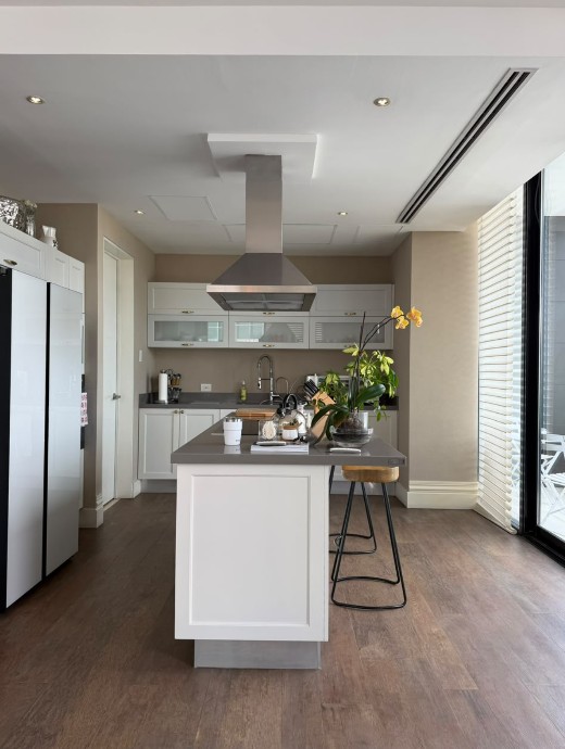 Cocina con isla central